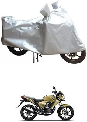 MSR STORE Two Wheeler Cover for Honda(Dazzler, Silver)