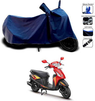 ANTHUB Two Wheeler Cover for Hero(Blue)