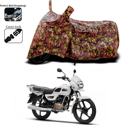 ANTHUB Two Wheeler Cover for TVS(Multicolor)