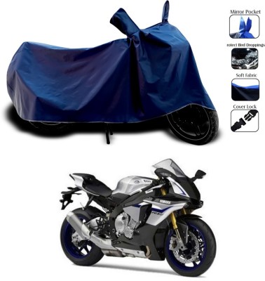 SEBONGO Waterproof Two Wheeler Cover for Yamaha(YZF R1M, Blue)