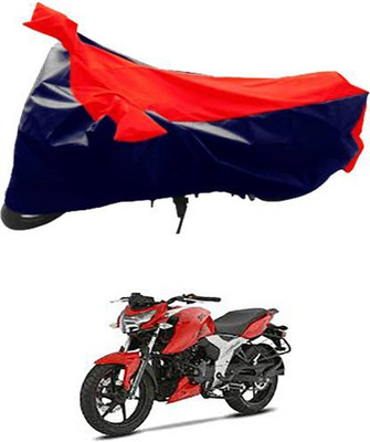 MSR STORE Two Wheeler Cover for TVS(Red, Black)
