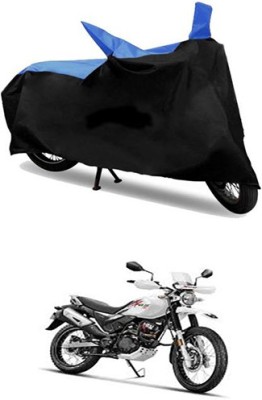 MSR STORE Two Wheeler Cover for Hero(Blue, Black)