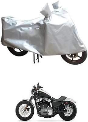 Autogard Two Wheeler Cover for Harley Davidson(Silver)