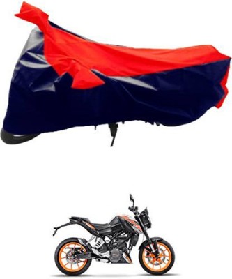 MSR STORE Two Wheeler Cover for KTM(Red, Black)