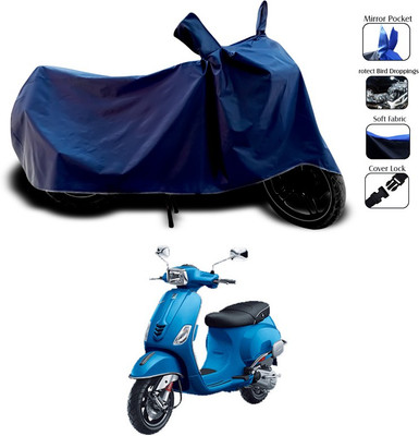 SEBONGO Waterproof Two Wheeler Cover for Suzuki(Access 125, Blue)