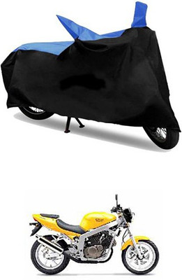 MSR STORE Two Wheeler Cover for Kinetic(Blue, Black)
