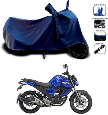 SEBONGO Waterproof Two Wheeler Cover for Yamaha(FZ, Blue)