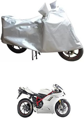 Autogard Two Wheeler Cover for Ducati(Silver)