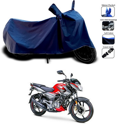 SEBONGO Waterproof Two Wheeler Cover for Bajaj(Pulsar 160 NS DTS-i, Blue)
