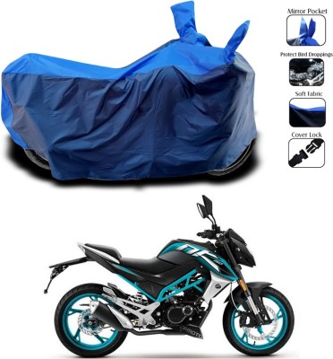 SEBOMGO Waterproof Two Wheeler Cover for Universal For Bike(Blue)