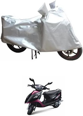 MSR STORE Two Wheeler Cover for TVS(Silver)