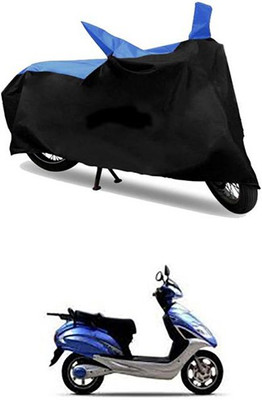 MSR STORE Two Wheeler Cover for Lohia(Fame, Blue, Black)