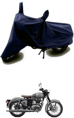THE REAL ARV Two Wheeler Cover for Royal Enfield(Blue)