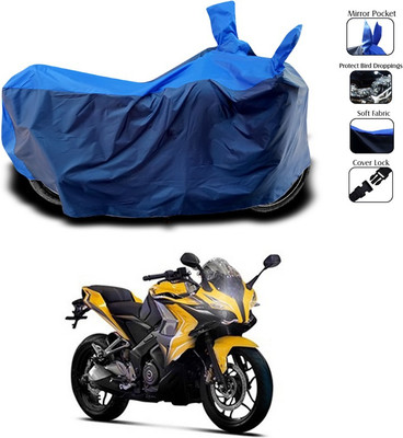 ANTHUB Two Wheeler Cover for Bajaj(Blue)