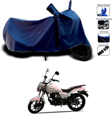 SEBOMGO Waterproof Two Wheeler Cover for Universal For Bike(Blue)