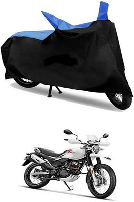 Autogard Two Wheeler Cover for Hero(Blue, Black)