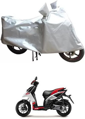 MSR STORE Two Wheeler Cover for Aprilia(Silver)