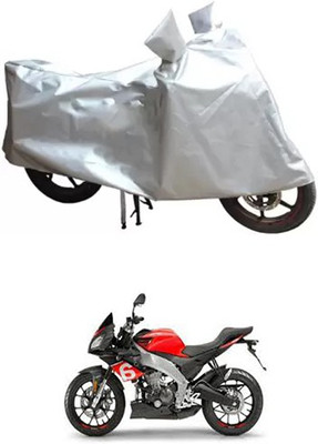 MSR STORE Two Wheeler Cover for Aprilia(Silver)