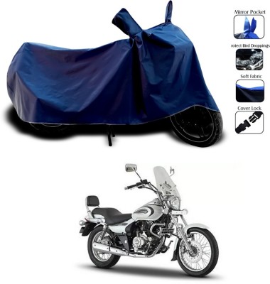 SEBONGO Waterproof Two Wheeler Cover for Bajaj(Avenger 220 Cruise, Blue)