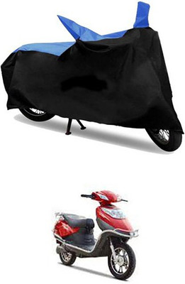 MSR STORE Two Wheeler Cover for Hero(Electric, Blue, Black)