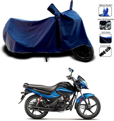 ANTHUB Two Wheeler Cover for Hero(Blue)