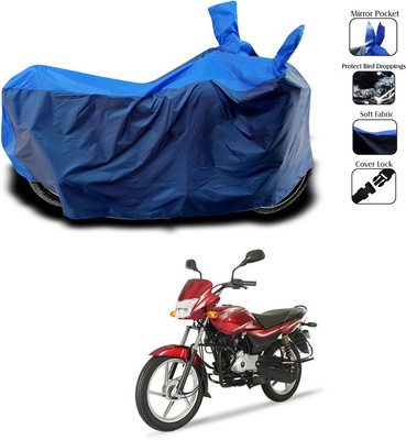 ANTHUB Two Wheeler Cover for Bajaj(Blue)