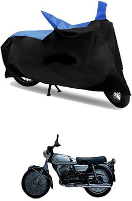 MSR STORE Two Wheeler Cover for Yamaha(Blue, Black)