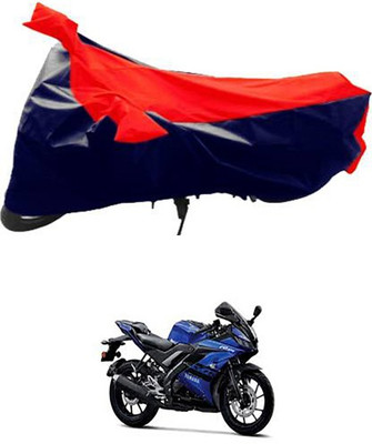 MSR STORE Two Wheeler Cover for Yamaha(Red, Black)