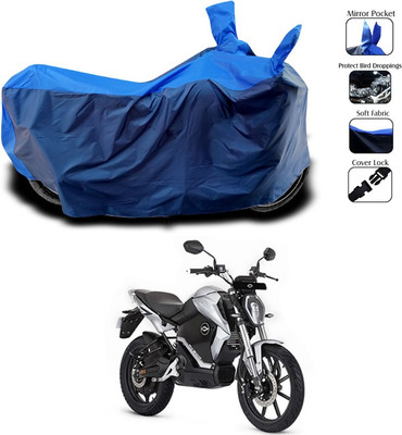 SEBONGO Waterproof Two Wheeler Cover for Revolt(RV 300, Blue)