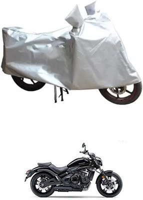 MSR STORE Two Wheeler Cover for Kawasaki(Silver)