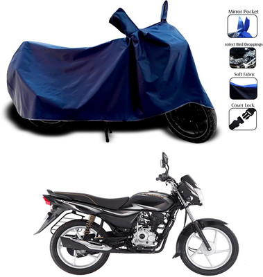 SEBONGO Waterproof Two Wheeler Cover for Bajaj(Platina 100 DTS-i, Blue)