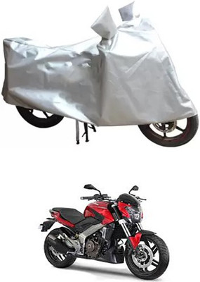 MSR STORE Two Wheeler Cover for Bajaj(Silver)