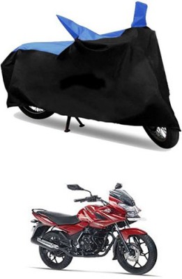 MSR STORE Two Wheeler Cover for Bajaj(Blue, Black)