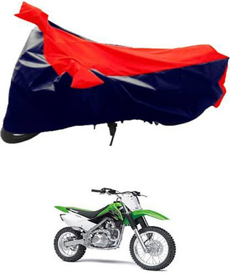 MSR STORE Two Wheeler Cover for Kawasaki(Red, Blue)