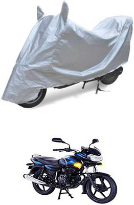 Blossom Trendz Two Wheeler Cover for Bajaj(Discover 125 DTS-i, Silver)