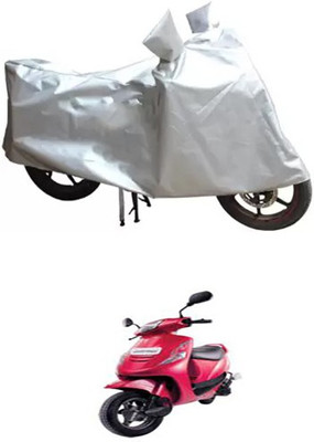 Autogard Two Wheeler Cover for Mahindra(Kine, Silver)