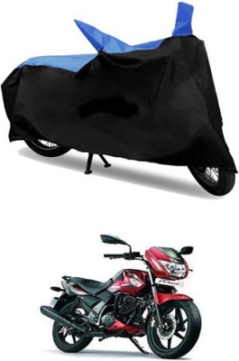 MSR STORE Two Wheeler Cover for TVS(Flame, Blue, Black)