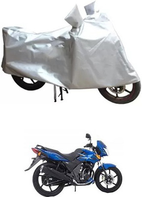 MSR STORE Two Wheeler Cover for TVS(Flame SR125, Silver)