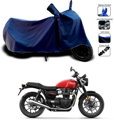 ANTHUB Two Wheeler Cover for Triumph(Blue)