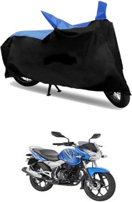 MSR STORE Two Wheeler Cover for Bajaj(Discover 150 s, Blue, Black)