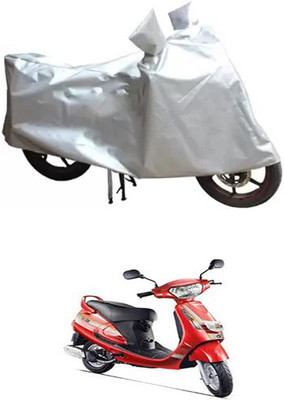 MSR STORE Two Wheeler Cover for Mahindra(Duro DZ, Silver)