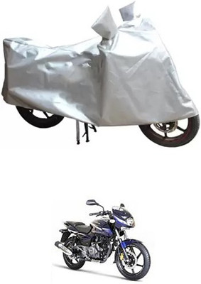 MSR STORE Two Wheeler Cover for Bajaj(Pulsar 180 DTS-i, Silver)