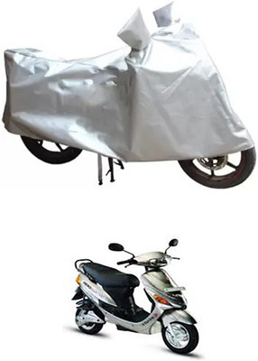 MSR STORE Two Wheeler Cover for Hero(E Sprint, Silver)
