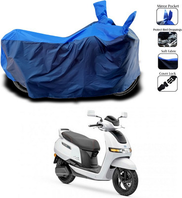 ANTHUB Two Wheeler Cover for TVS(Blue)