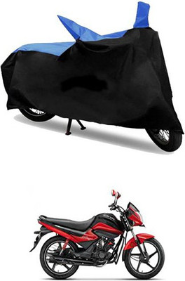 MSR STORE Two Wheeler Cover for Hero(Blue, Black)