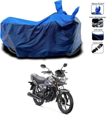 SEBONGO Waterproof Two Wheeler Cover for Honda(CB Shine, Blue)