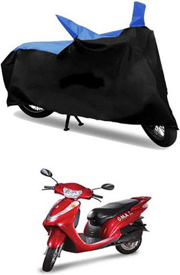 MSR STORE Two Wheeler Cover for Lohia(Blue, Black)