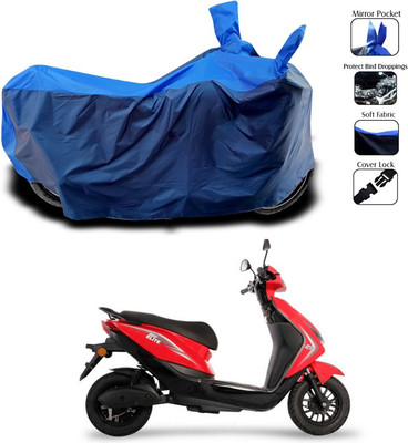 SEBONGO Two Wheeler Cover for Ampere(Blue)