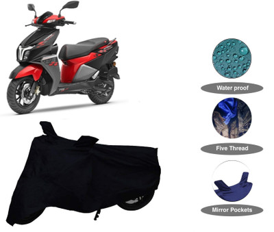 APNEK Waterproof Two Wheeler Cover for TVS(Ntorq 125, Black)