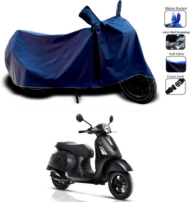 SUNONA Waterproof Two Wheeler Cover for Vespa(Vespa, Blue)